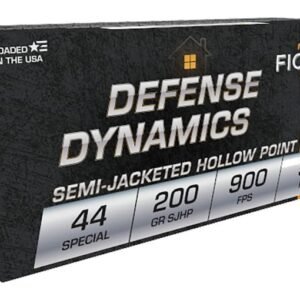 Fiocchi Defense Dynamics 44 Special Ammo 200 Grain Semi-Jacketed Hollow Point Box of 50