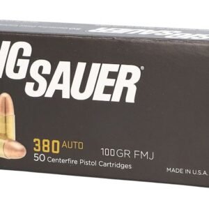 Sig Sauer Elite Performance 380 ACP Ammo 100 Grain Full Metal Jacket