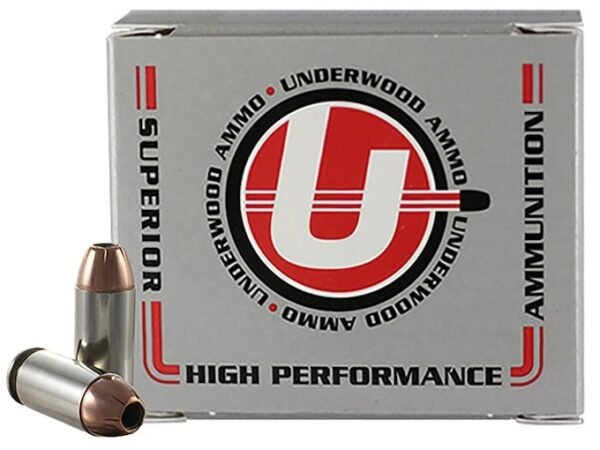 Underwood 40 S&W Ammo 155 Grain Hornady XTP Jacketed Hollow Point Box of 20