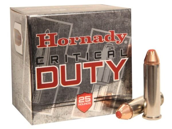 Hornady Critical Duty 357 Magnum Ammo 135 Grain Hornady FlexLock Polymer Tip Box of 25