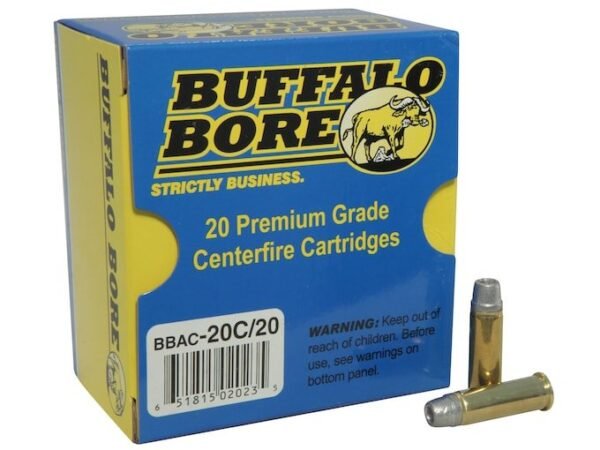 Buffalo Bore 38 Special Ammo 158 Grain Lead Hollow Point Box of 20