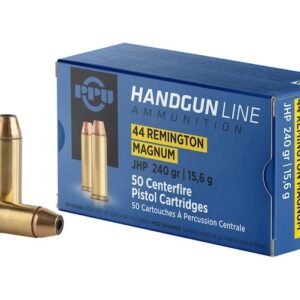 PPU 44 Remington Magnum Ammo 240 Grain Jacketed Hollow Point Box of 50