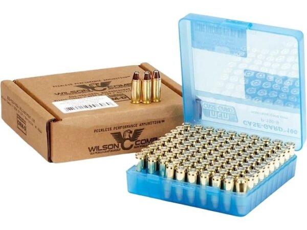 Wilson Combat Bill Wilson Signature Match 38 Super Ammo 125 Grain Hornady HAP Jacketed Hollow Point Box of 100