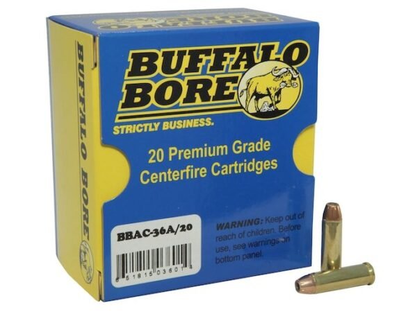 Buffalo Bore 32 H&R Magnum +P Ammo 100 Grain Jacketed Hollow Point Box of 20