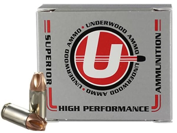 Underwood Xtreme Defender 9mm Luger +P Ammo 90 Grain Lehigh Xtreme Defense Fluted Lead Free Box of 20
