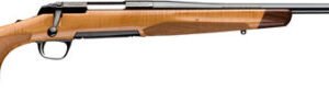 Browning X-Bolt Medallion Rifle 035448218, 308 Winchester, 22″ w/Brake, High Gloss Maple Stock, Gloss Blued Finish, 4 Rd
