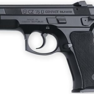 CZ 75D PCR Compact Pistol 91194, 9mm, Black Grips, Black Finish 14 Rds