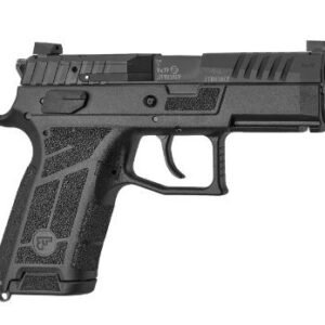 CZ P-09C Nocturne SA/DA Pistol, Compact, 9MM, 3.74″, Matte Finish, Black, Optics Ready Decocker, 15 Rnd (91660)