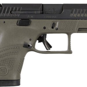 CZ P-10 S Striker Fire Pistol 89565, 9mm, 3.50″, Picatinny Rail, OD Green Frame, Black Nitride Finish, 12 Rd
