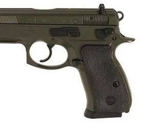 CZ P01 Semi-Auto Pistol 91198, 9mm, 3.8″, Black Rubber Grip, OD Green Finish, 15 Rd