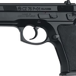 CZ P01 Semi-Auto Pistol 91199, 9mm, 3.8″, Black Plastic Grip, Black Finish, 15 Rd