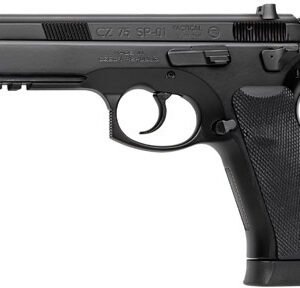 CZ SP01 Tactical Semi-Auto Pistol 91157,40 Smith & Wesson, 4.7 in, Black Grip, Black Finish, 12 Rd