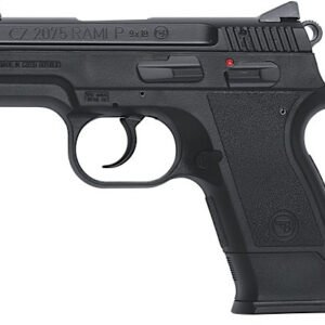 CZ-USA 2075 Rami Pistol 91750, 9mm, 3 in, Rubber Grip, Black Finish, Fixed Sights, 10/14 Rd