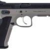CZ-USA 75 Shadow 2 Pistol 91255, 9mm Luger, 4.8″, Black Aluminum Grips, Gray Nitride Finish, 17 Rd