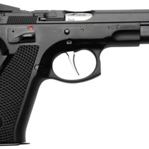 CZ-USA CZ 75 Shadow Optic Ready Pistol 91706, 9mm Luger, 4.60in, Black Checkered Aluminum, Black Polycoat Finish, 16 Rds