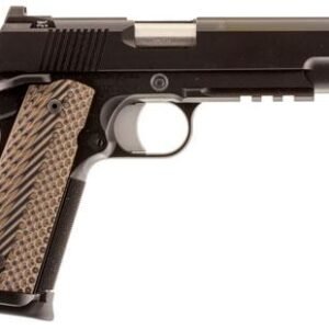 CZ-USA Dan Wesson 1911 Specialist Pistol 01892, 9mm, 5″, Brown VZ Operator II G10 Grips, Black Finish, 10 Rds
