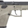 CZ-USA P-07 Semi-Auto Pistol 89077, 9mm, 3.75 in, Stippled OD Green Grips, Black Nitride Finish, 15 rd