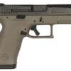CZ-USA P-10 C Pistol 89532, 9mm, 4″, Flat Dark Earth Interchangeable Backstrap Grips, Flat Dark Earth Finish, 15 Rds