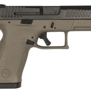 CZ-USA P-10 Compact Pistol 91526, 40 S&W, 4″, Flat Dark Earth Interchangeable Backstrap Grips, Flat Dark Earth Finish, 12 Rds