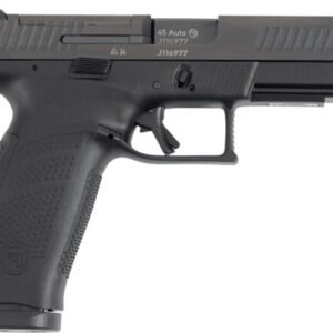 CZ-USA P-10 F F Optic Ready Pistol 91591, 45 ACP, 4.50in, Textured Grips, Black Finish, 13 Rds