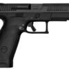 CZ-USA P-10 F Pistol 91590, 45 ACP, 4.5″, Black Interchangeable Backstrap Grips, Black Nitride Finish, 13 Rds