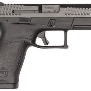 CZ-USA P10 C Pistol 91531, 9mm, 4″, Polymer Grips, Black Finish, 15 Rds