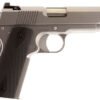 CZ-USA Valor Commander Pistol 01872, 45 ACP, 4.2 in, Black Grip, Stainless Finish, Tritium Night Sights, 9 Rd