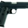 Dan Wesson 1911 Heritage Pistol 01974, 45 ACP, 5″, Black Hogue Rubber Grips, Stainless Finish, 8 Rds